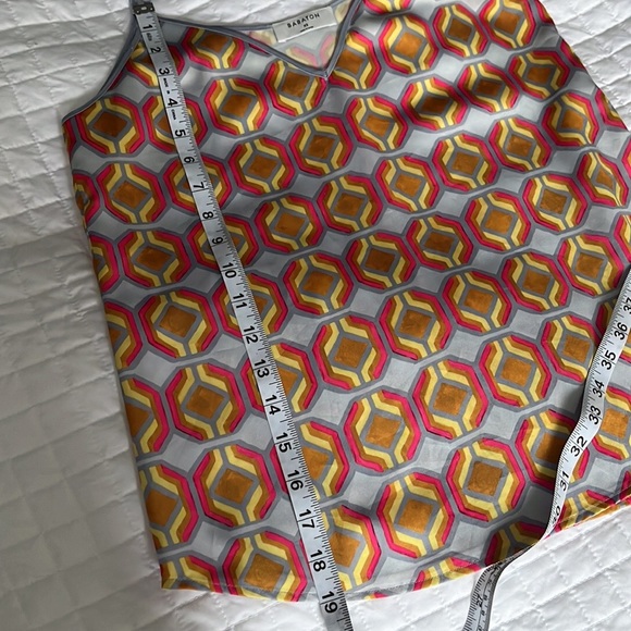 Aritzia Babaton Everly Hot Pink Soft Blue V Neck Camisole XS - Picture 10 of 13